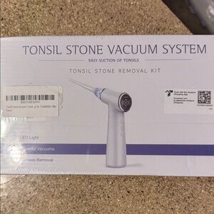New Machine Tonsil Stone Vacuum System - White